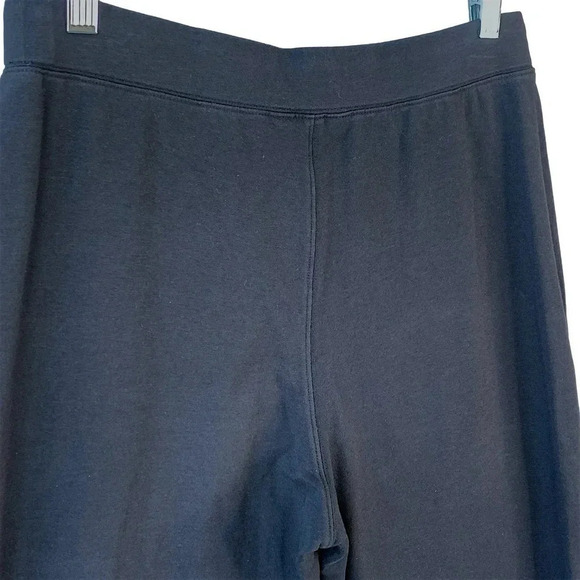 Talbots Vintage 90s Activewear Flare High Waist Sweatpants Women Size M Black - Picture 7 of 15